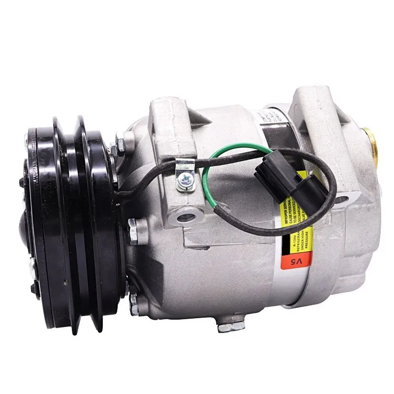 60035090 YJ147 DKS-15SE Excavator Air Conditioning Compressor For SANY75-8