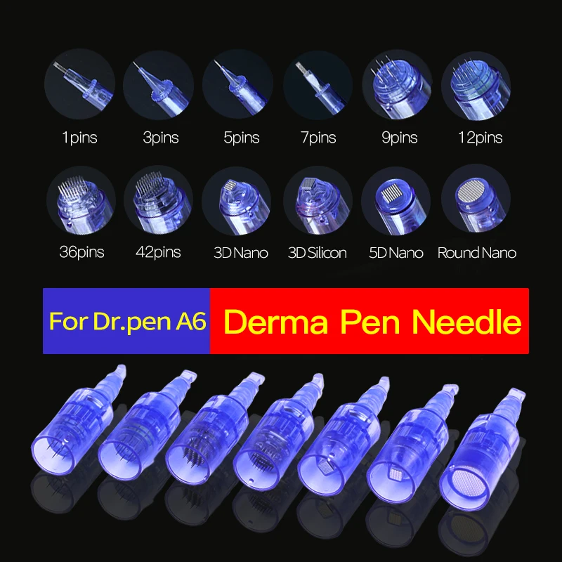 Корея Professional Beauty Nano Micro Sim Card 1 / 3 5 7 9 12 36 /42 булавки Dermapen иглы картридж для Dr ручка Ultima A6