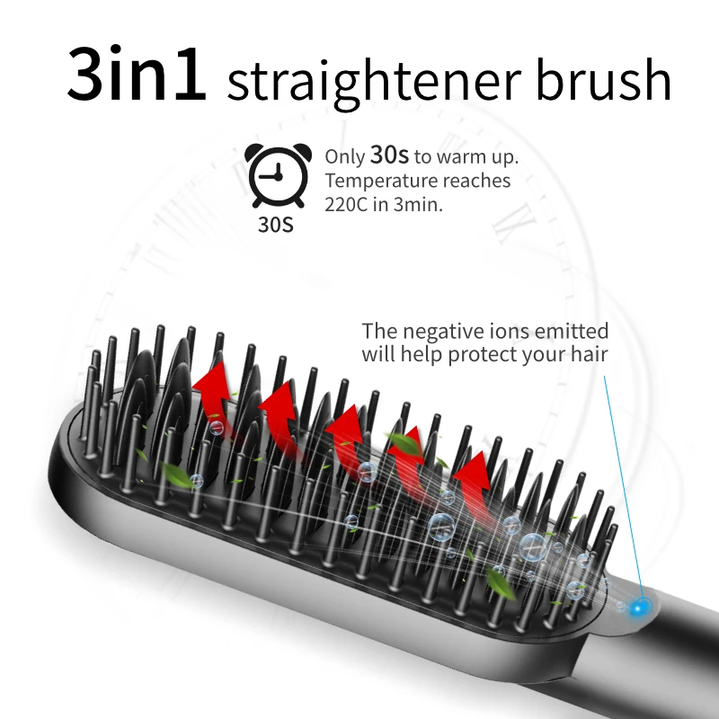 Hot new product cordless hairdresser multifunctional hair straightener
