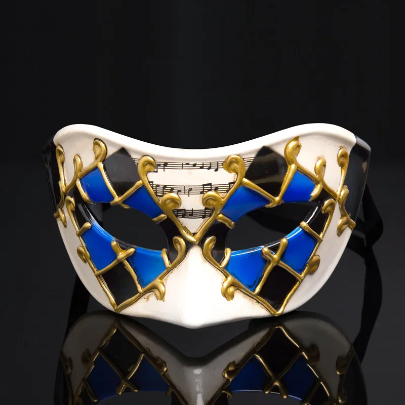 Creative Painted masks Halloween Party masks Upscale Venetian male and female performance masks