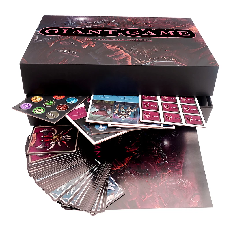 Custom Design Luxury War Board Games Set With Token And Cards Game