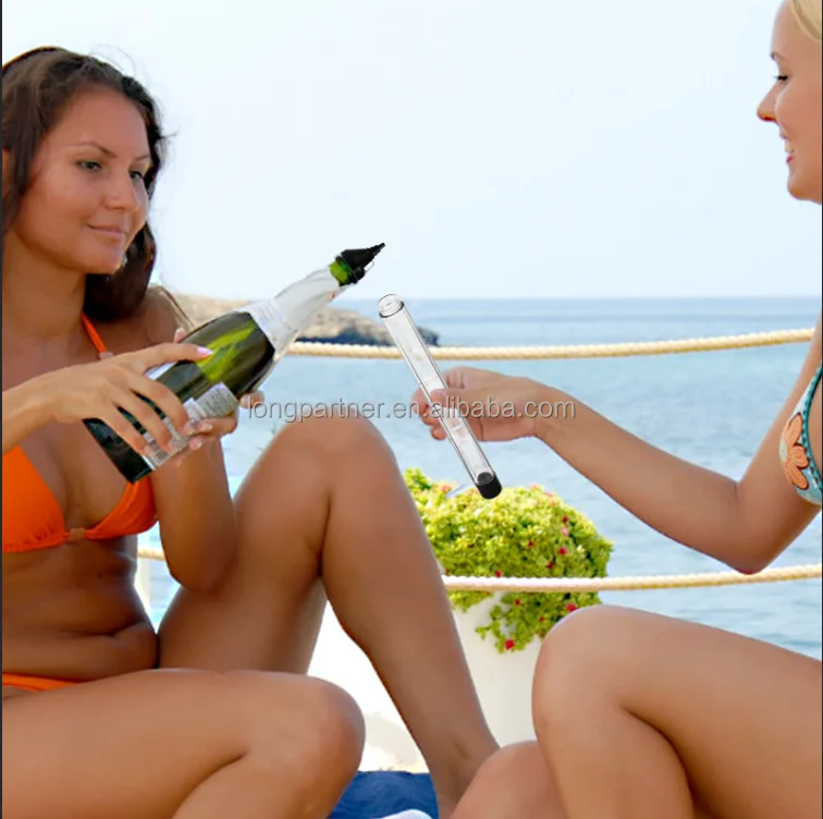 2023 party drinking tool plastic take shot straw 1oz Brand promotion gift Pocket