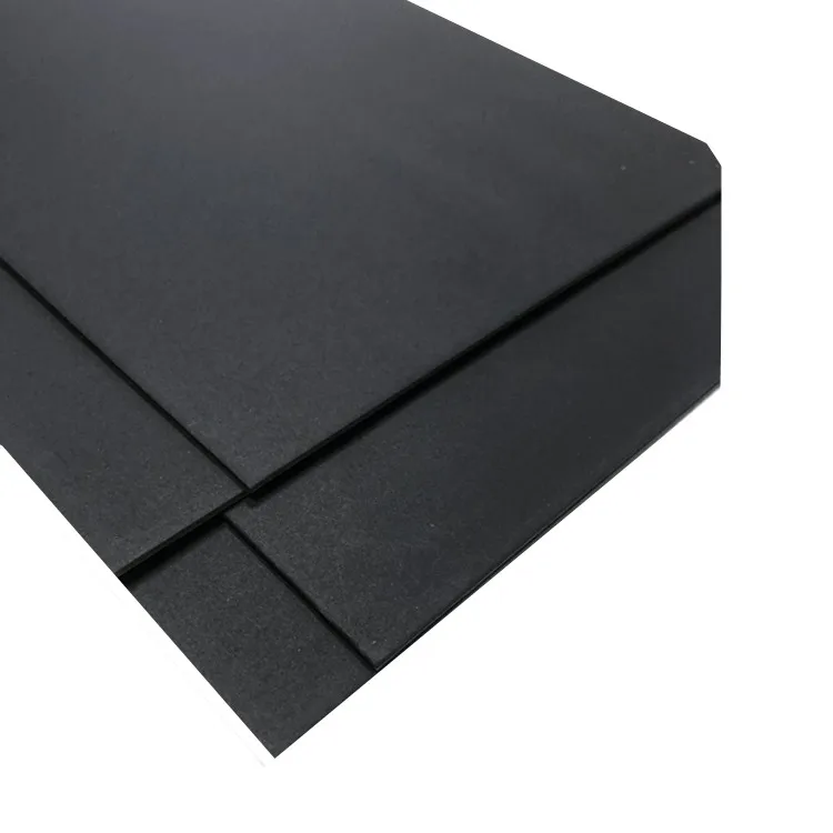 
DongGuan paper supply darker black board 1.5mm black cardboard paper sheets 