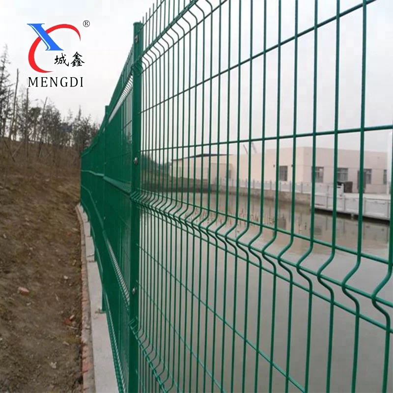 galvanized then power painted welded wire mesh panels