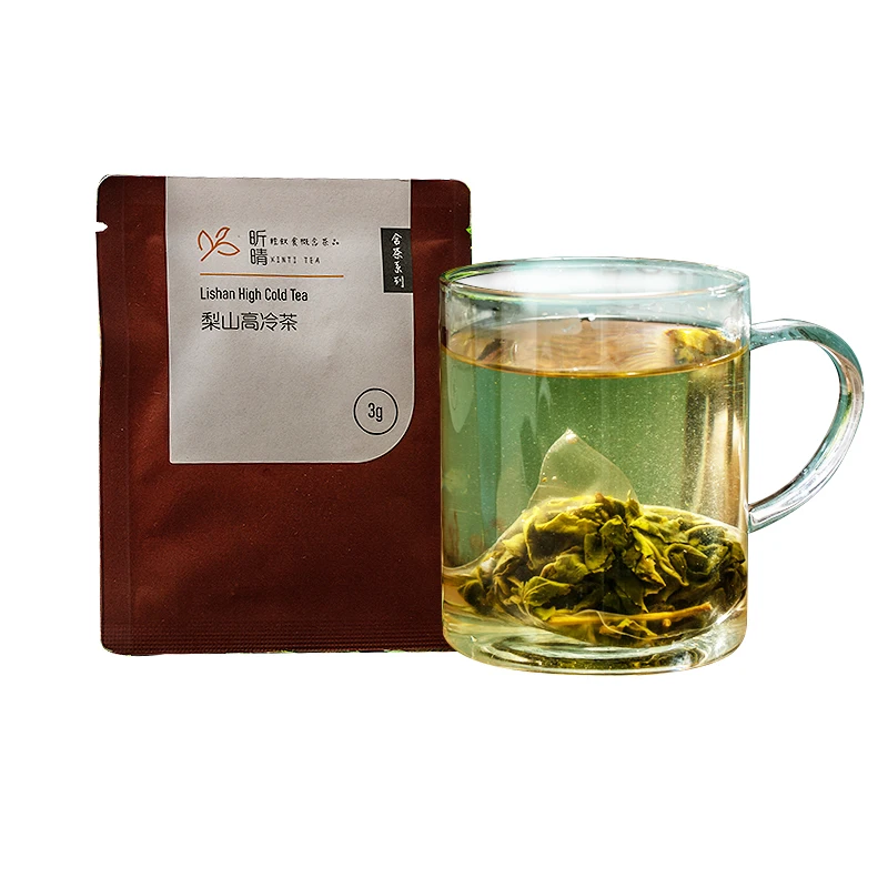 
Taiwan green tea leaf bags oolong tea bagGreen Heart Oolong Lishan Mountain Tea high quality wholesale OEM ODM 