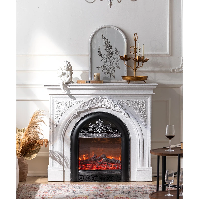 luxury European console table metal decor entry table console white and black wooden vintage console table