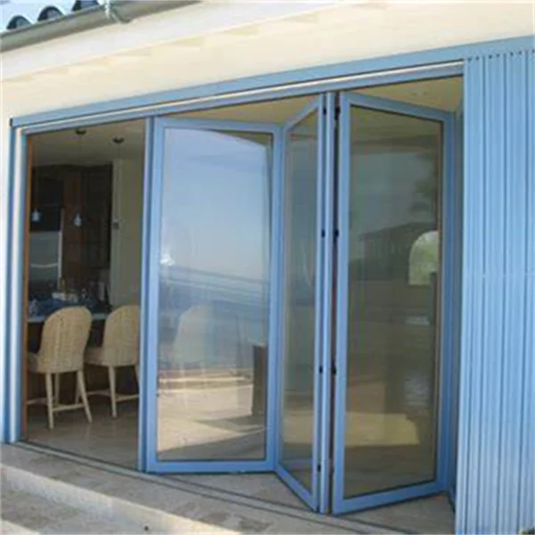 AS2047 TOMA Folding Doors for Rooms Metal Track Folding Sliding Door System Track Be Fold Door