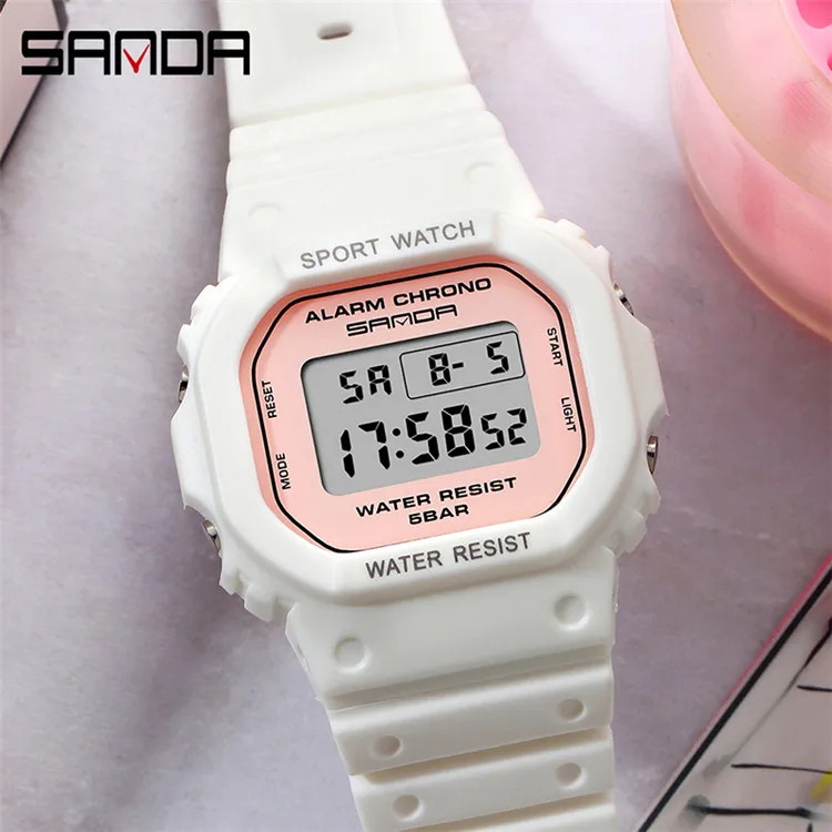 Sanda 293C  Style Digital Watch Men Waterproof Shock Ms Watch Sport Men Watches Boy Girl Electronic relogio masculino
