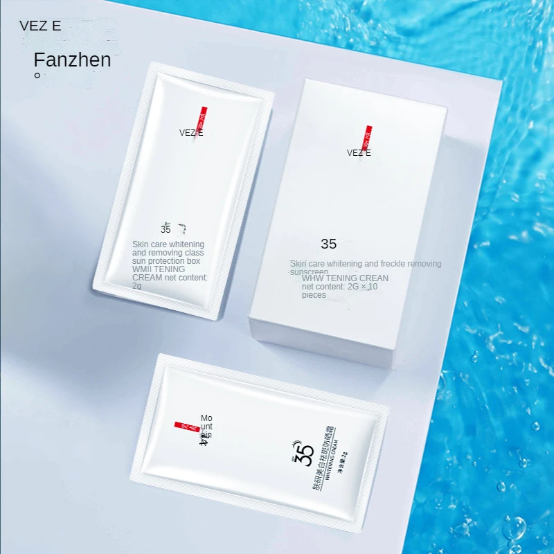 Organic Sunscreen Korean Private Label Face Skin Care Whitening Sun Cream Protector Solar Facial Black Girl Sunscreen