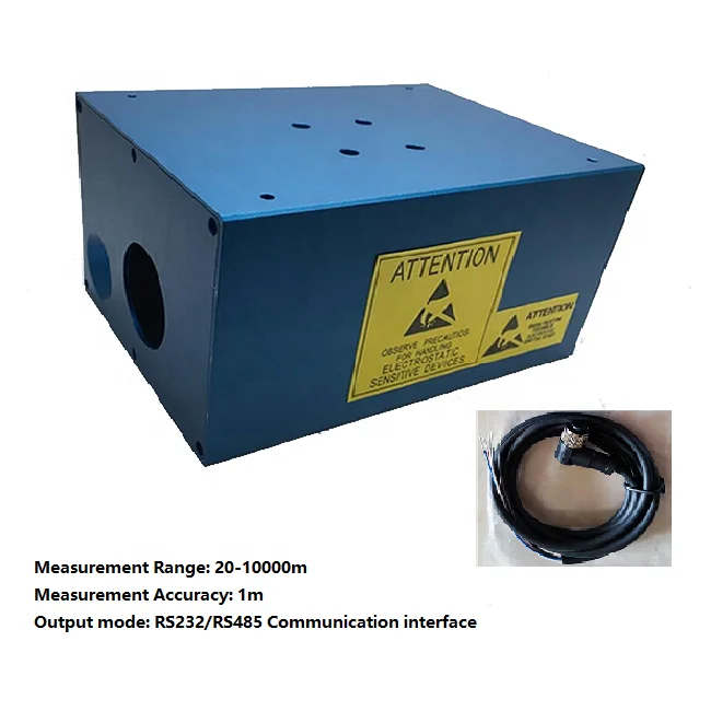 635nm длина волны RS232 интерфейс связи лазерный датчик расстояния Обнаружение уровня материала