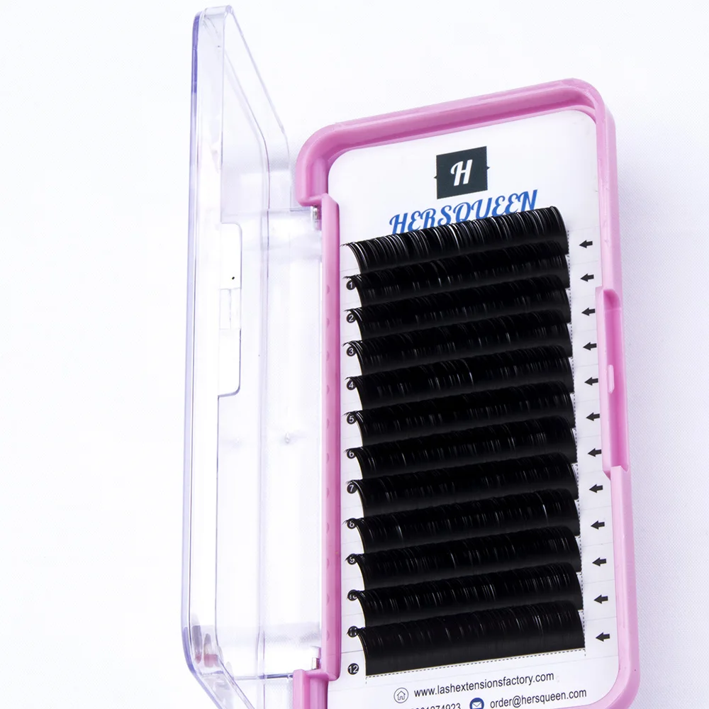 0.20 Best Price Flat Individual False Eyelashes Private Label Faux Mink Soft Classic Lashes Custom Korean High Quality Lash OEM