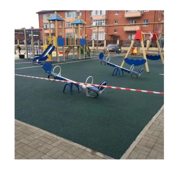 1-3 мм Однослойная этиленвинилацетатная поверхность для игровых площадок, резиновые гранулы и связующий материал, поставщик этиленвинилацетата для беговой дорожки