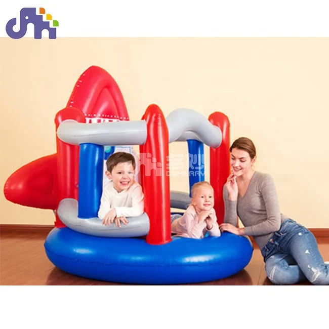 Small size inflatable trampoline family indoor amusement game kids bounce house bouncy