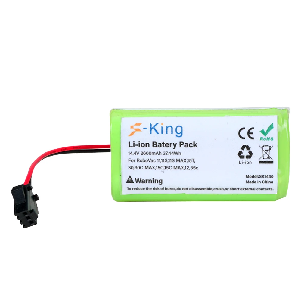 Customizable Lithium Battery Pack Sweeping Robot Power Tools 14.4V 1500mAh 2600mAh 5000mAh Battery