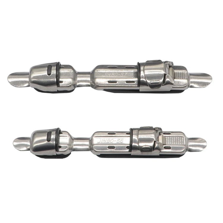 S6 S7 Fishing Rods Stainless Steel Wheel Seats Plate Reel Seat Rock Fishing Rod Reel Seat DIY  fishing rod reel holder