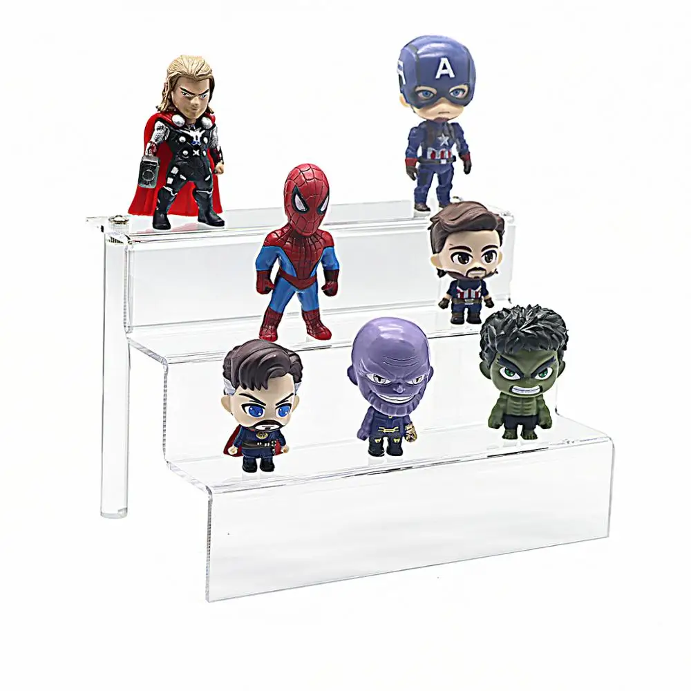 
Clear Acrylic Funko Pop Figure Display Riser 3-Tier Stand Tabletop Shelf Rack 