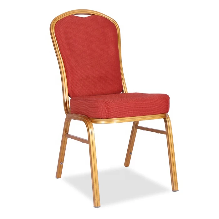 High Quality Modern Dining Chair for Hotels and Restaurants Wedding Chair Use Foam & Fabric with Thick Metal Pipe Legs