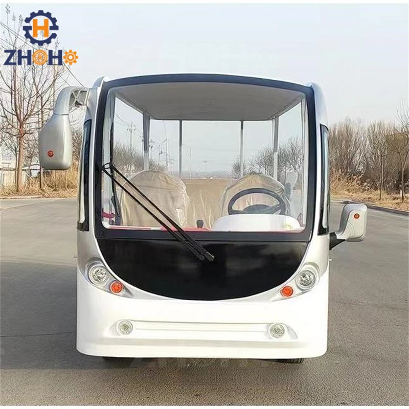 Low Price 11 Seater Electric Passenger Vehicles Shuttle Bus Speed Travel Sightseeing Car for Sale
