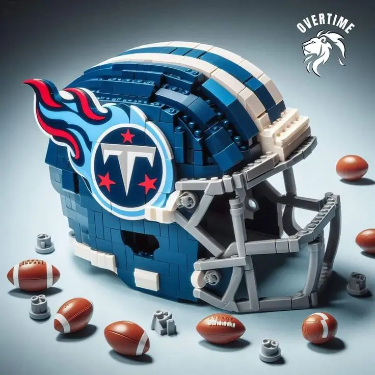 Jizai  New Design Rugby Helmet Bricks  Minnesota Vikings  3d Moc Football Helmet Custom Blocks