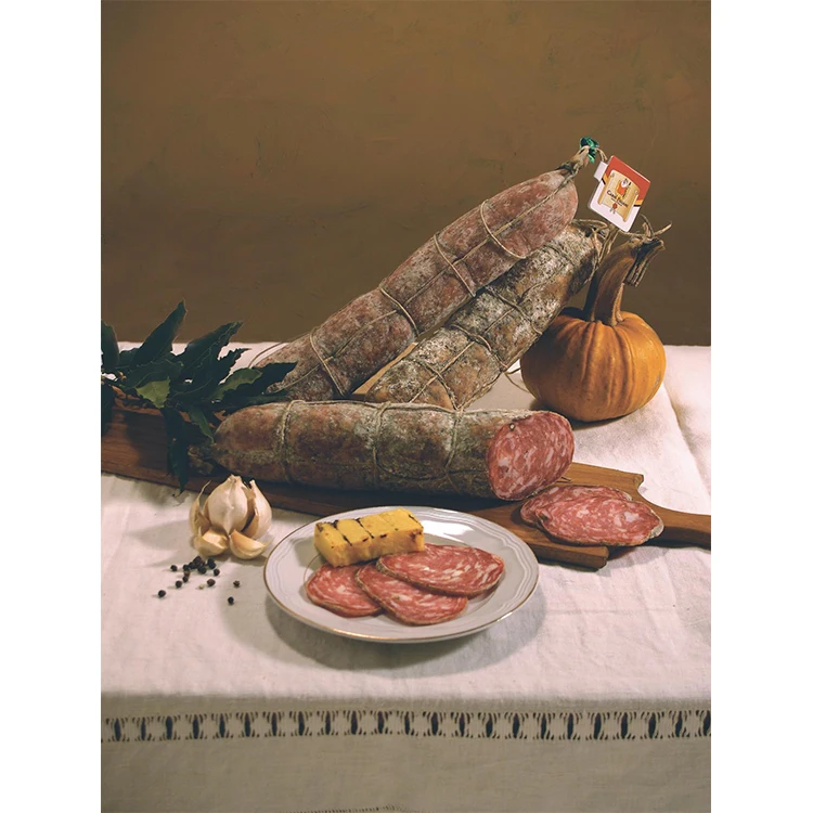 Traditional Seasoned Capocollo Salami Italian Pork Salami Cured Meats Sale Dried Bacon Pork