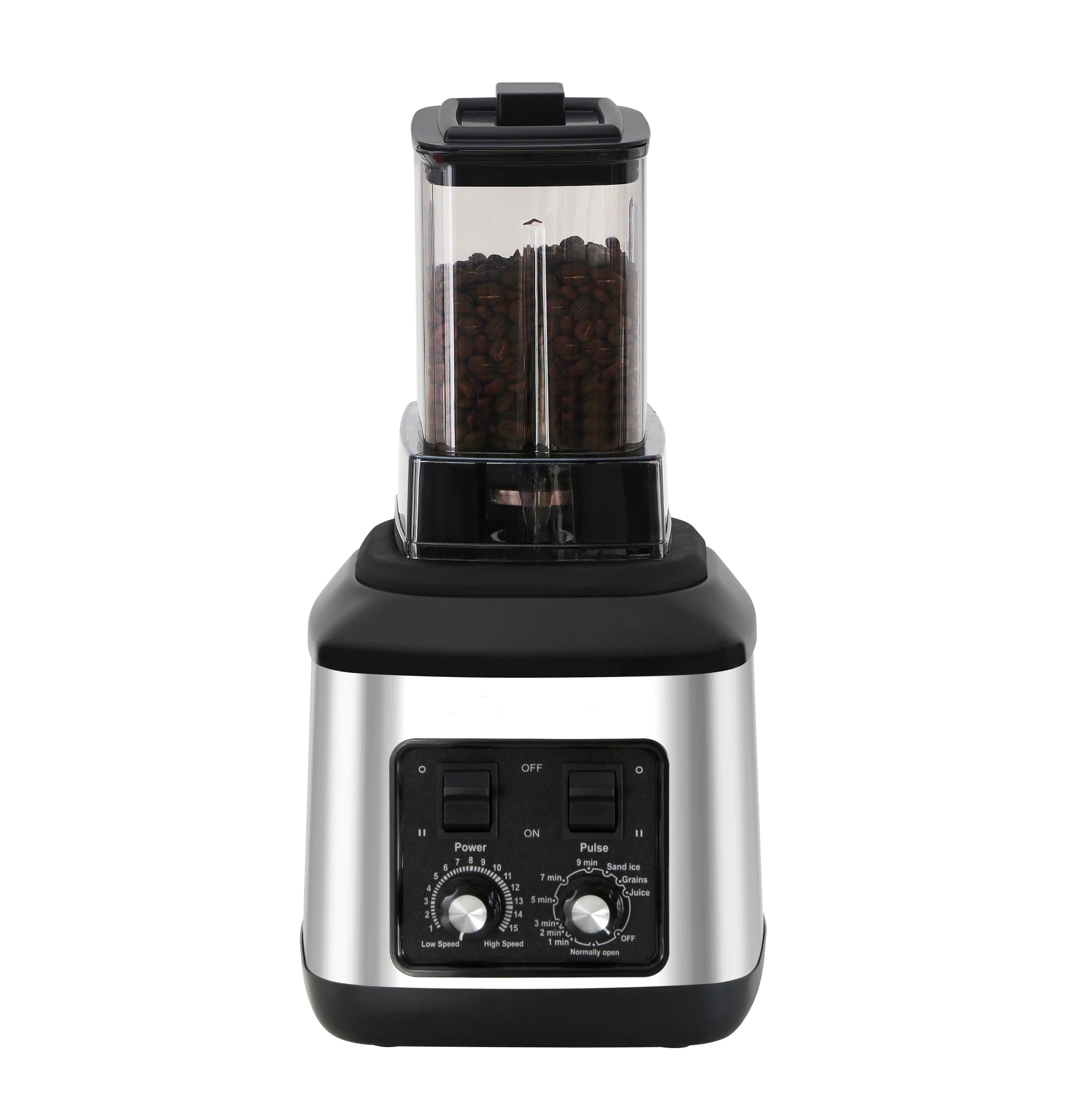 Jewin Custom 3-in-1 Tabletop Blender NEW Design 1000W with Stainless Steel Housing 2.5L/3L Capacity 15-Speed Pulse Function