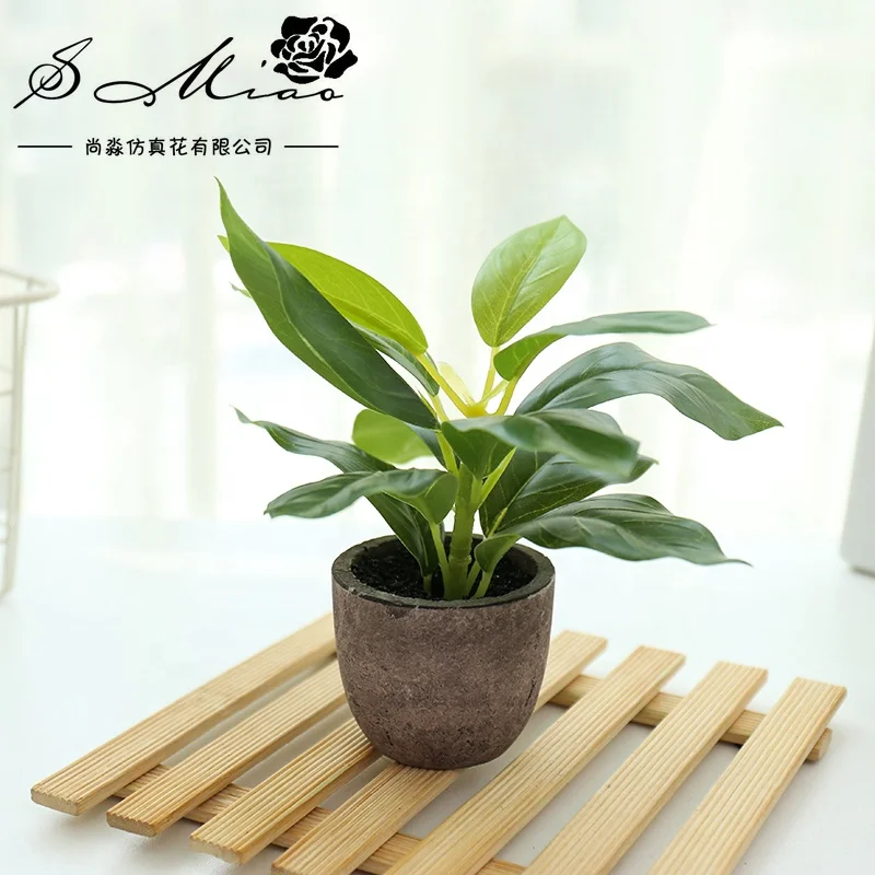 Decorative Plastic Bonsai Artificial Bonsai Mini Plant for Home Decoration