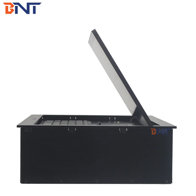 Conference Table Mount Retractable LCD Monitor Motorized Flip Up Tuner/Flip Up Lift with Conference System