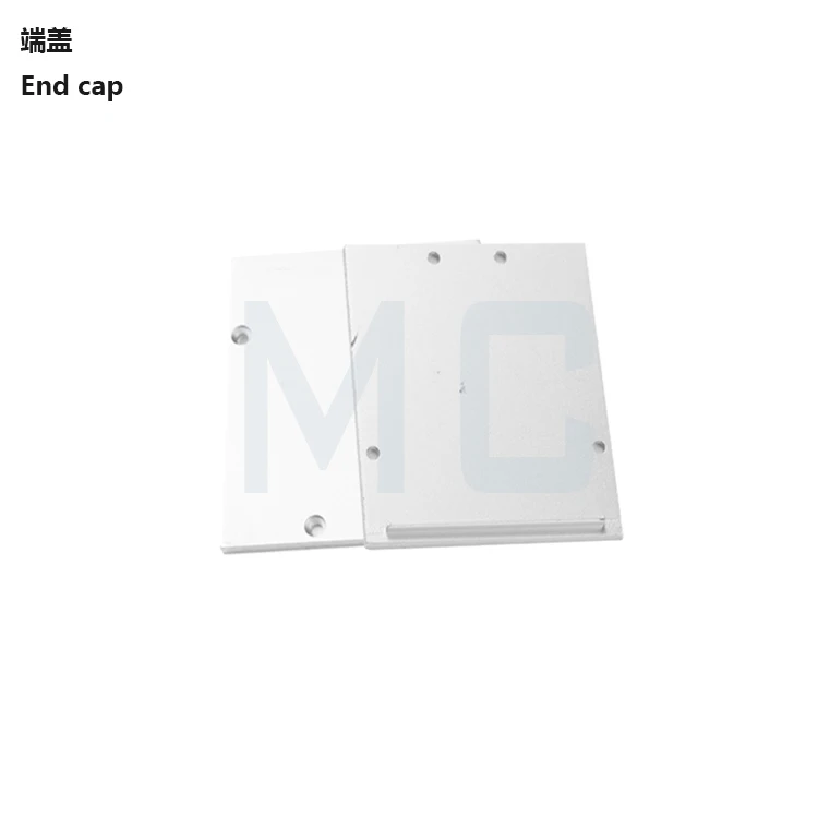 led flexible strip/led rigid bar profile,100mm led square aluminum profile with PMMA acrylic