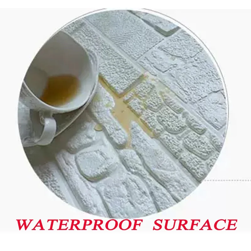 self adhesive foam wall stickers 3d foam wall panels kids room decoration waterproof pe foam wallpaper