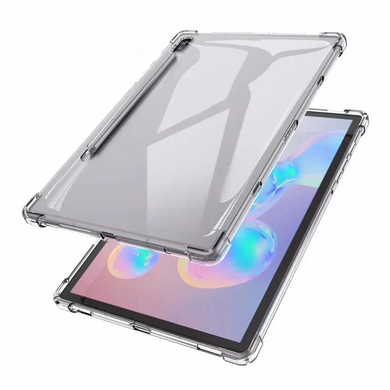Shockproof Tablet Cover For Samsung Galaxy Tab S6 Lite S7 Plus Clear TPU Case
