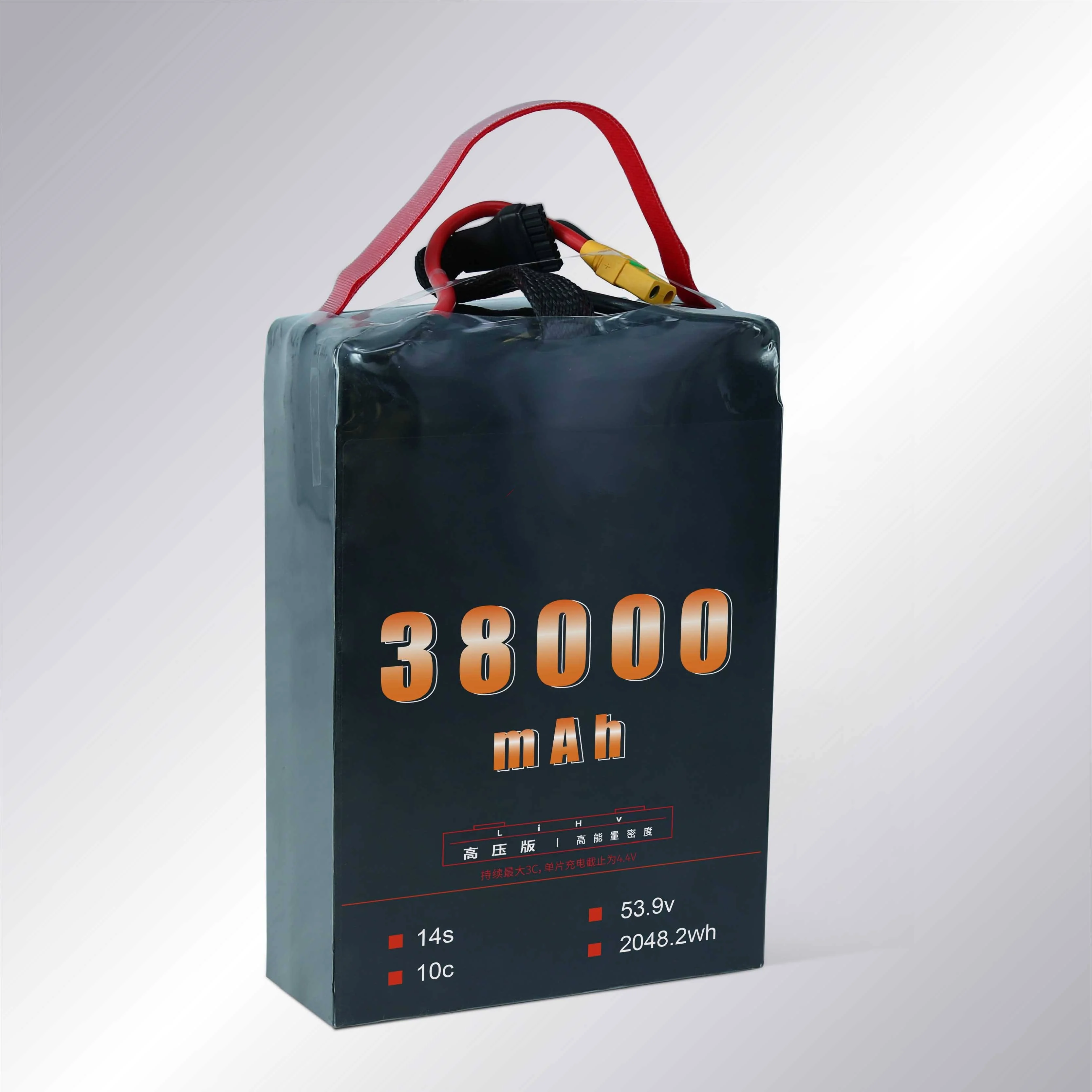 Factory promotion HV 23.1V/46.2V/53.9V 38000mAh 38ah long cycle life solid state lipo battery for vtol rc airplane