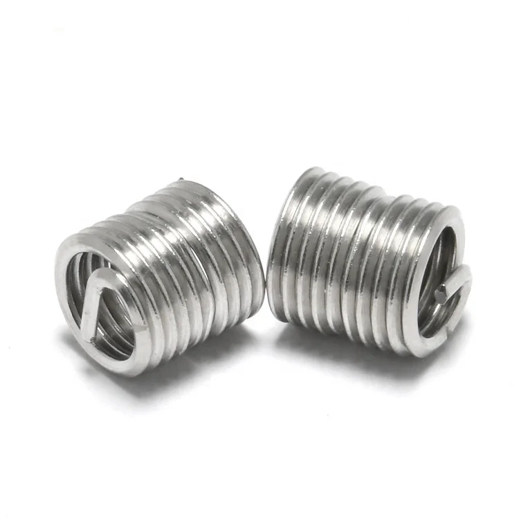 Factory Wholesale Stainless Steel Metal Self Tapping Slotted Thread Sleeve Screw Threaded Insert