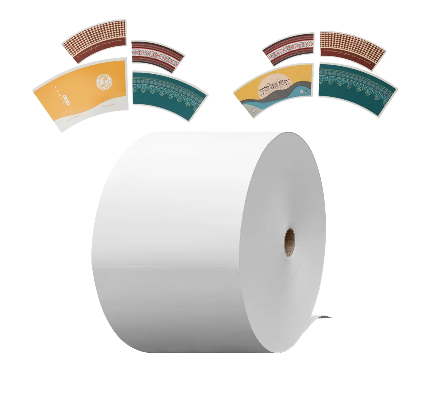 disposable 10 12 16 20 22oz beverage used cold paper cup shake cold drink paper cup 200 gsm pe laminated paper