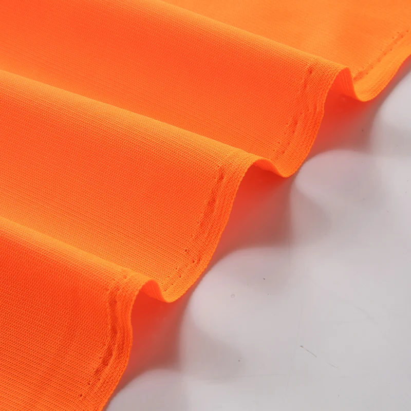 
Safety Vest Fluorescent Color 100% Polyester Fabric Dty Reflective Cloth Fabric For Police Uniform 