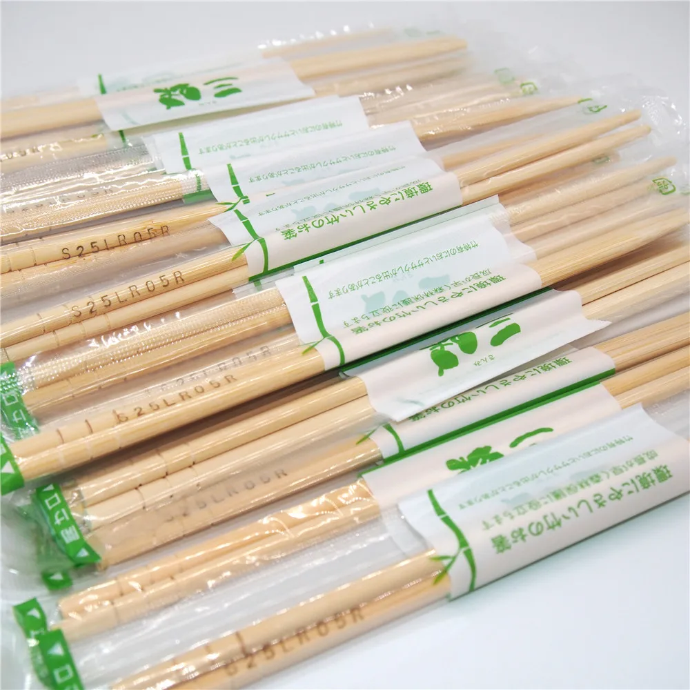 best selling wholesale disposable customized design bamboo round chopsticks