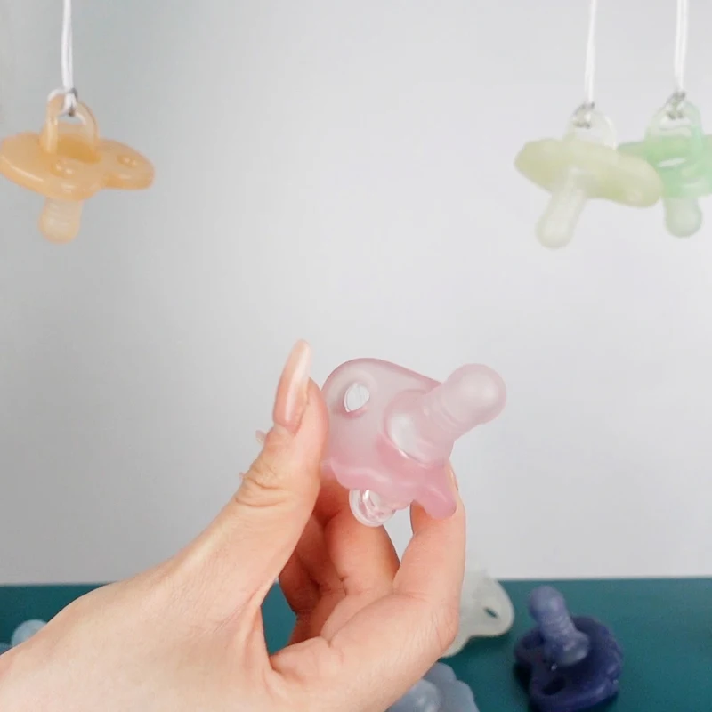 100% Food Grade Soft Liquid Silicone Baby Soothe Nipple Pacifier BPA Free Eco Friendly Safety Silicon One Piece Standard