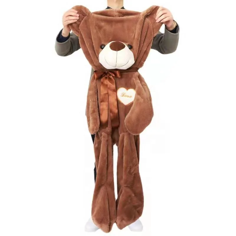 6 Colors 40-250cm Giant Teddy Skin Plush Toy Soft Bear Coat Empty Baby Sleeping Pillow Kids Doll Children Gifts