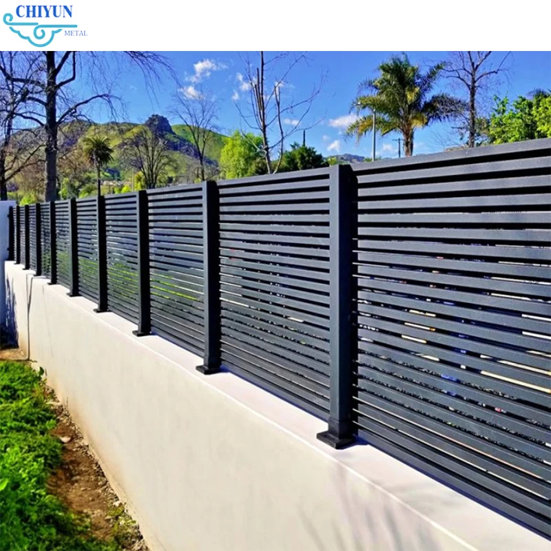Factory Directly Supply Country High Quality Aluminum Ornaments Fence Panels Metal Fence Material Outdoor Fence