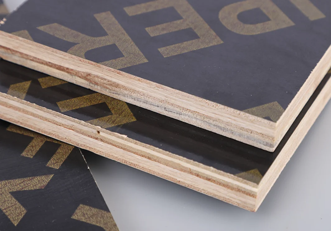 20mm 18mm 15mm 12mm Smooth film faced plywood for Construction Formwork Anti-slip plywood factory
