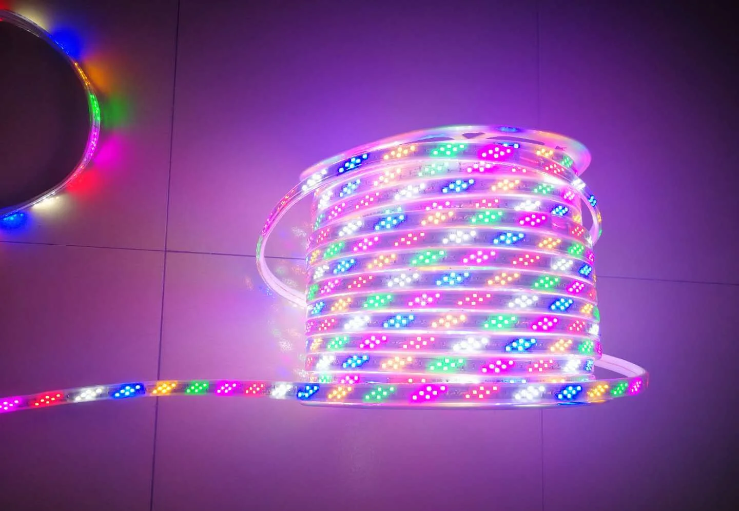 6 Colors RGB Running Jumping Flash 220V IP65 Led Rope Light Flexible Led Strip Light Focos Led Para Casa Horse Race Light 110V