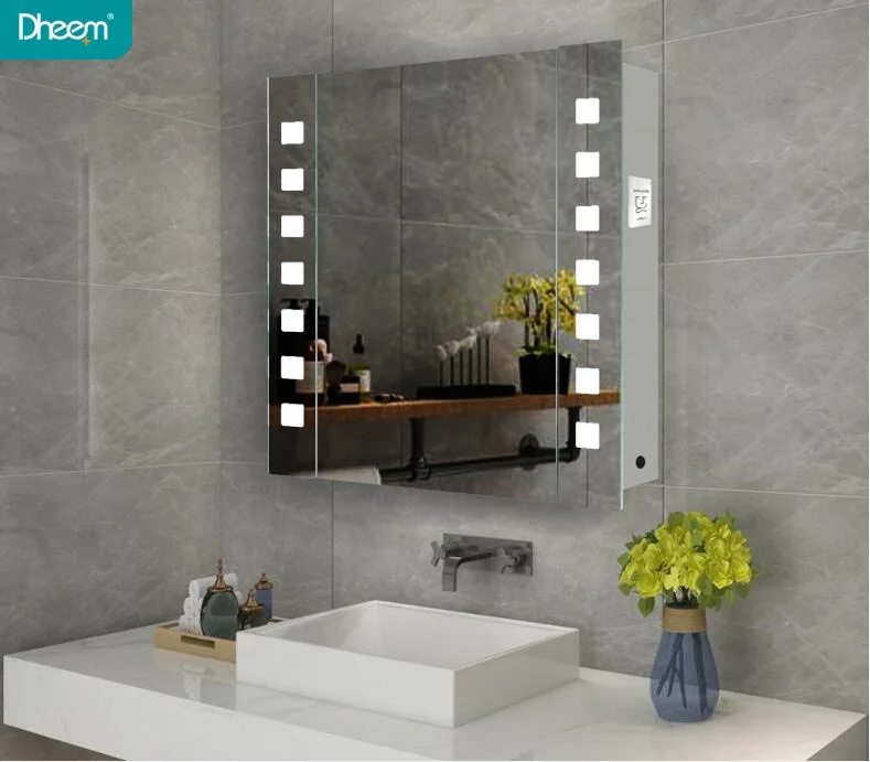 
Dheem Hot Selling Living Room Bathroom Storage Mirror Cabinets with Light 