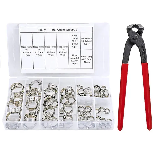 Standard Heavy Duty Stainless Steel Super Power Unitary Hose Clamp