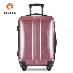 RESENA ABS PC 3PCS Matt Finish Hanh ly Business Travel Suitcase PC Luggage Sets for Koffer
