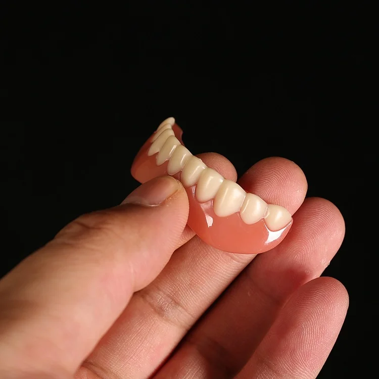 Universal Resin False Teeth Cover Simulation Braces Snap-On Denture Oral Dental Material Dedicated Veneers