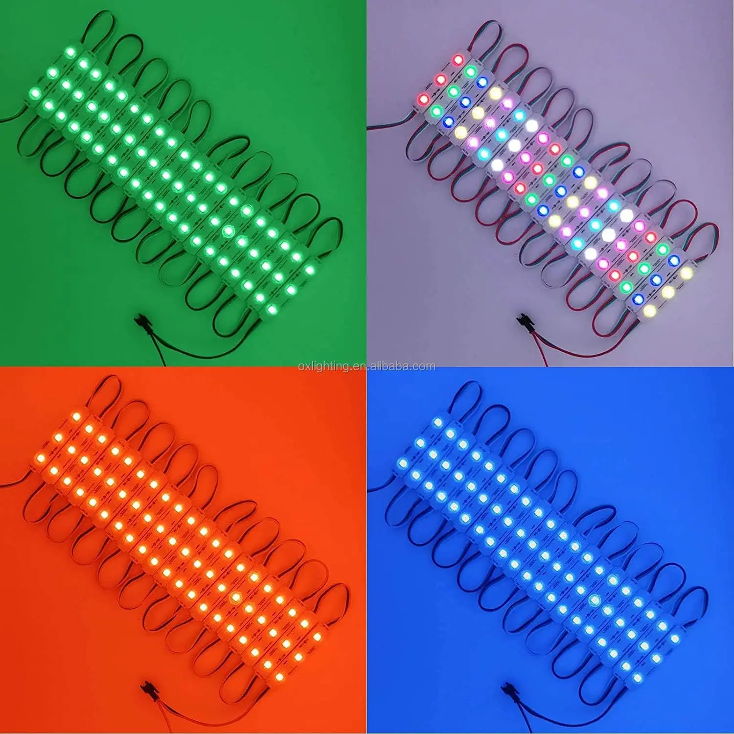 12V 5050  Smart waterproof Injection RGB Pixel WS2811 led pixel module Point Light for letter sign