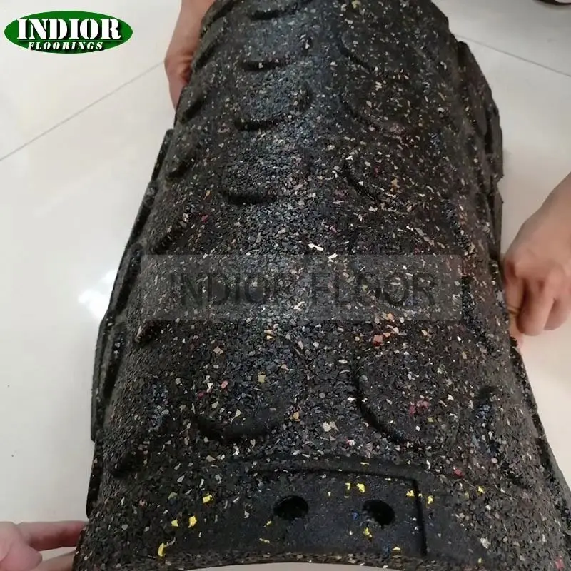 Best price Anti-Fatigue Cross training Rubber Flooring Tiles Rubber Gym Flooring for Gym