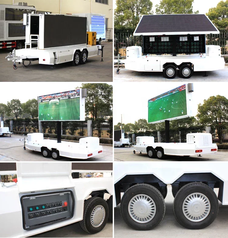 P8 Van Vehicle Advertising Led Outdoor Used Led Billboard Waterproof Display Screen Digital Mobile Billboard Truck For Sale