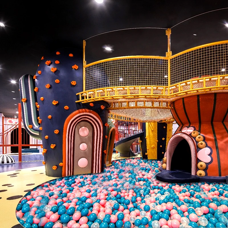 Children Indoor Soft Play Ball Playground Game Equipment For Basement Kids Shopping Mall Park