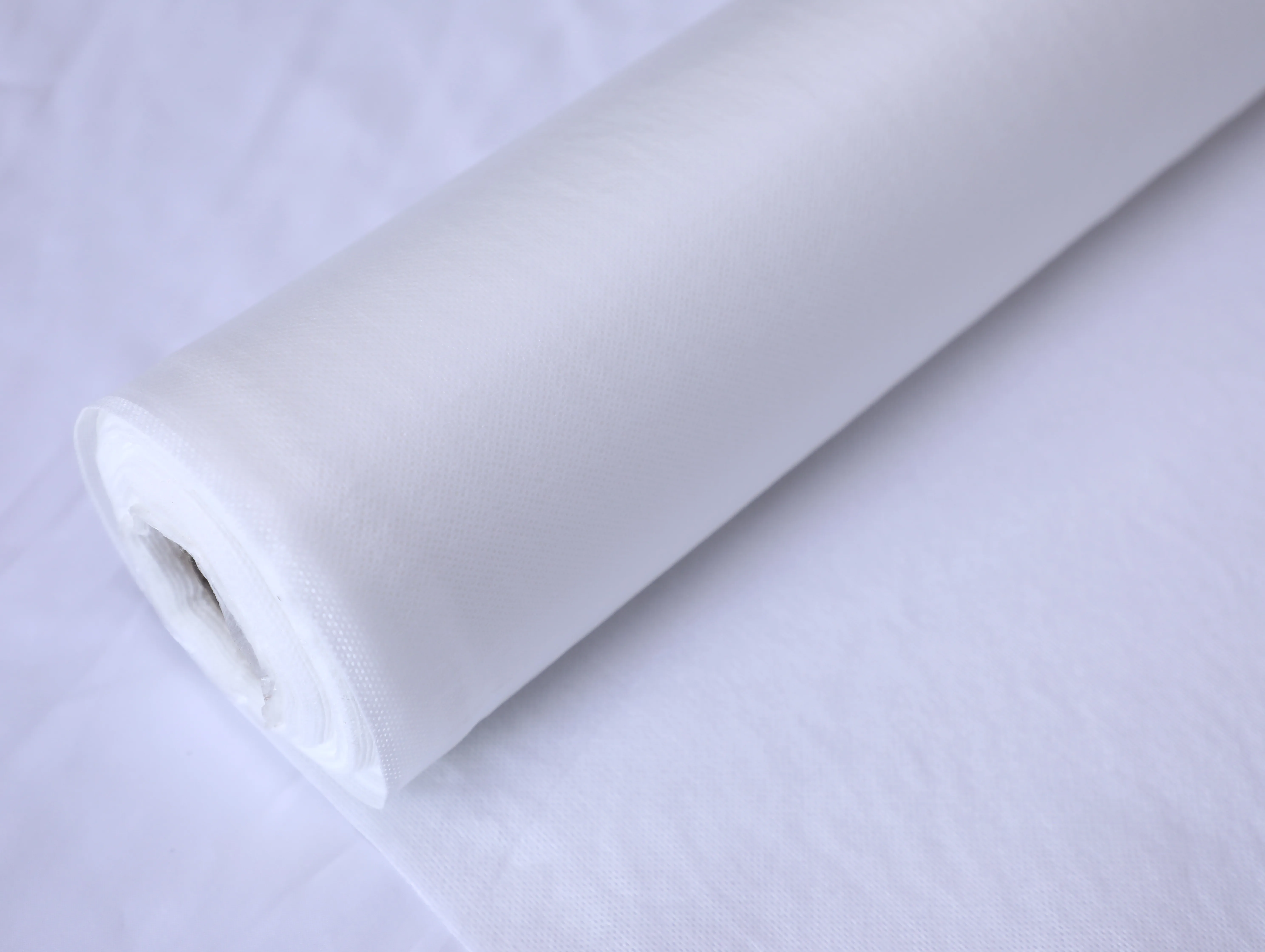 Bamboo fiber Viscose Rayon Cellulose Woodpulp Pulp Parallel Plain mesh Soft Skin Friendly Spunlace Nonwoven Fabric roll