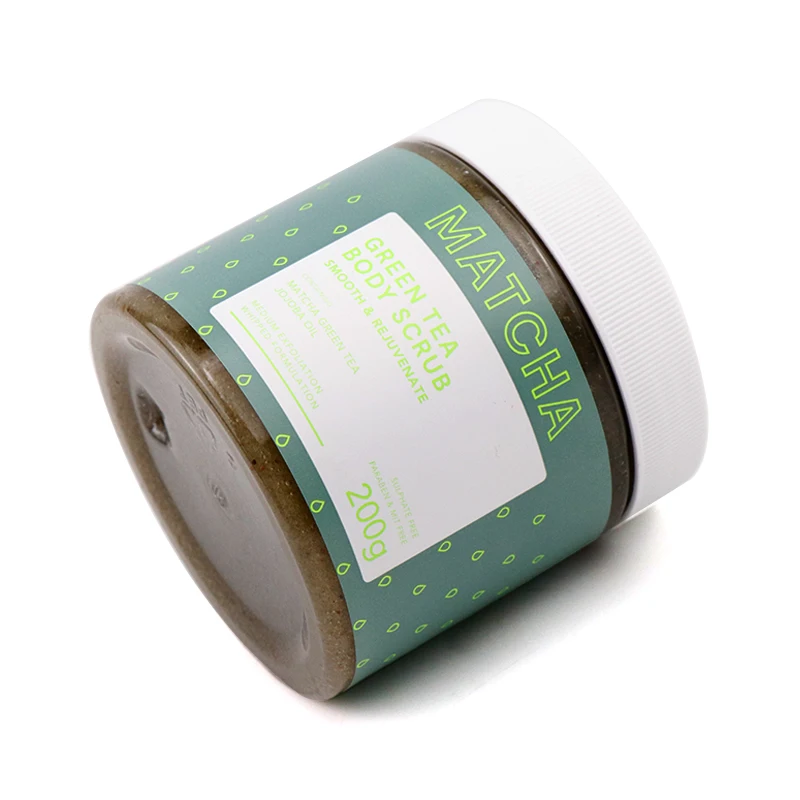 
Body Shop Hot Sale Products Private Label Exfoliating Body Scrub Coconut Natural Organic Matcha Green Tea Body Scrub 